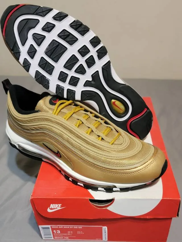 Nike air max 97 metallic gold