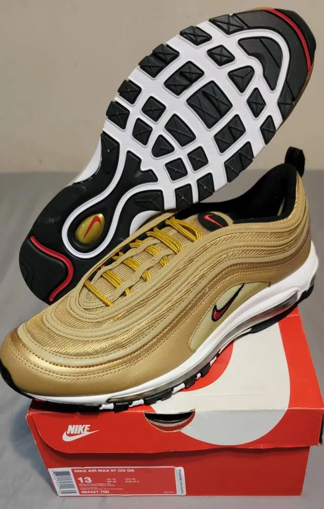 Nike air max 97 metallic gold