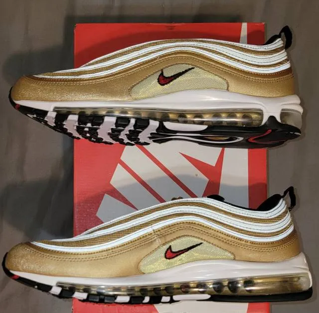 Nike air max 97 metallic gold