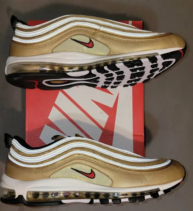 Nike air max 97 metallic gold