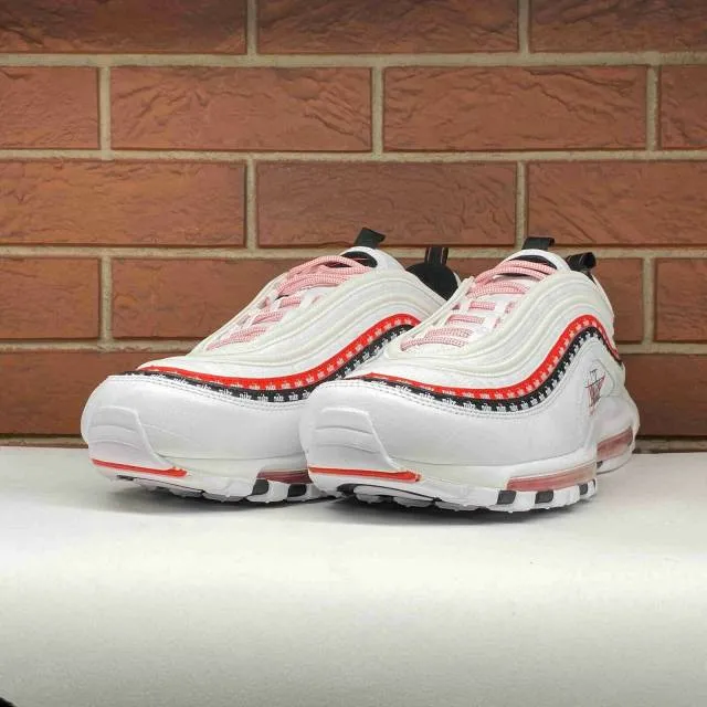 Nike air max 97 white university red