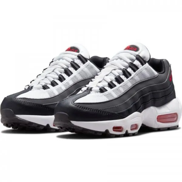 Nike - Boy - GS Air Max 95 Recraft - White/University Red/Iron Grey