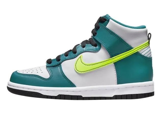 Nike dunk high gs volt bright spruce