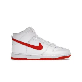 Nike dunk high (white picante red/ white/ picante red) men u