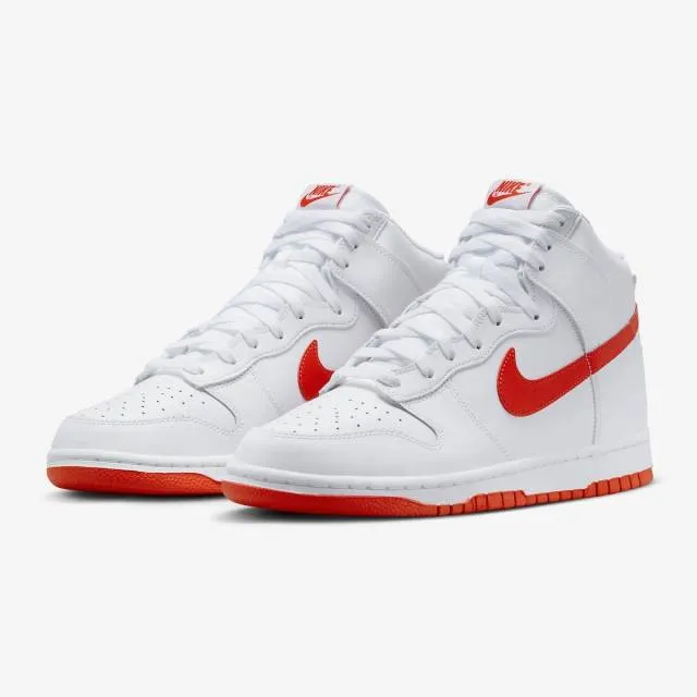 Nike dunk high (white picante red/ white/ picante red) men u