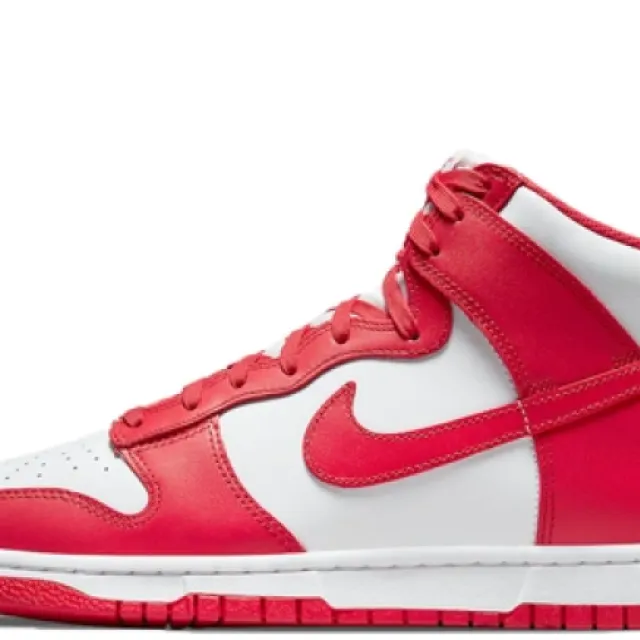 Nike dunk high white university red gs