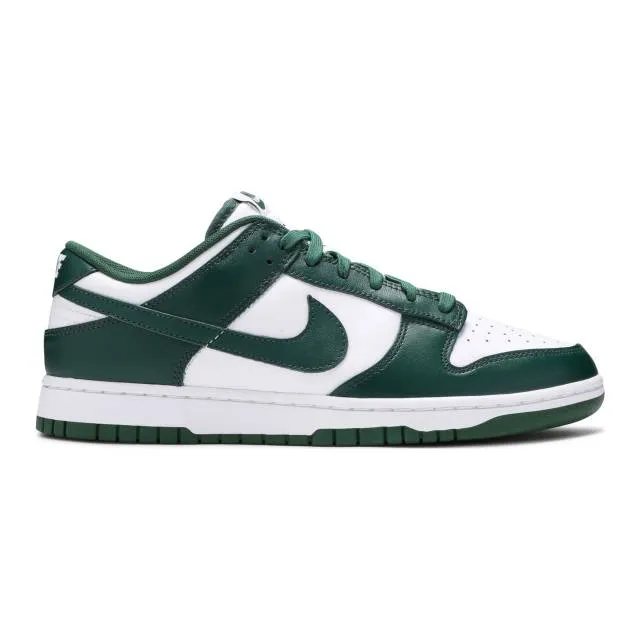 Nike Dunk Low (Michigan State/ Green/ White/ Team Varsit...