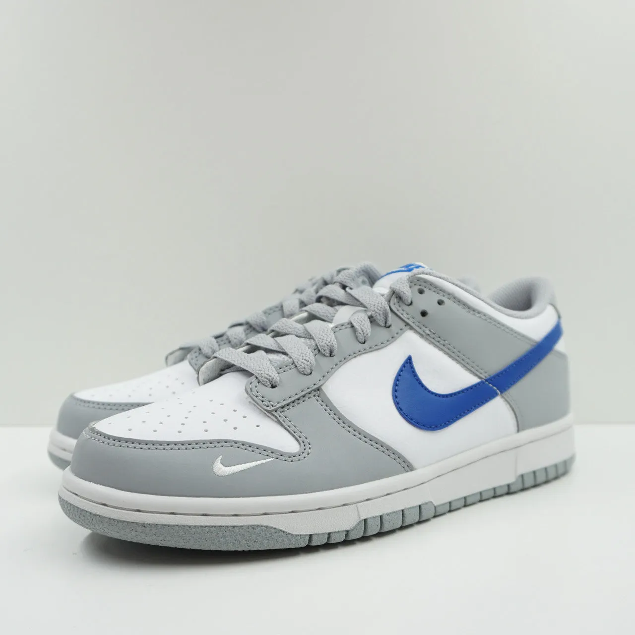 Nike Dunk Low Mini Swoosh Wolf Grey Game Royal (GS)