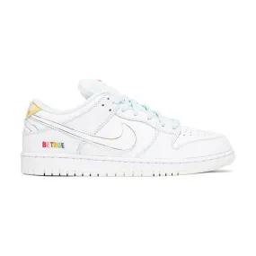 Nike dunk low sb (be true/ white/ multicolor/ pink yellow purple/ baby blue) men us 8-13 dr4876-100