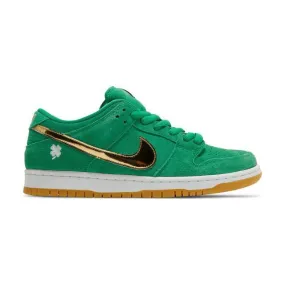 Nike dunk low sb (st. patrick?s day/ green/ gold/ white/ gum