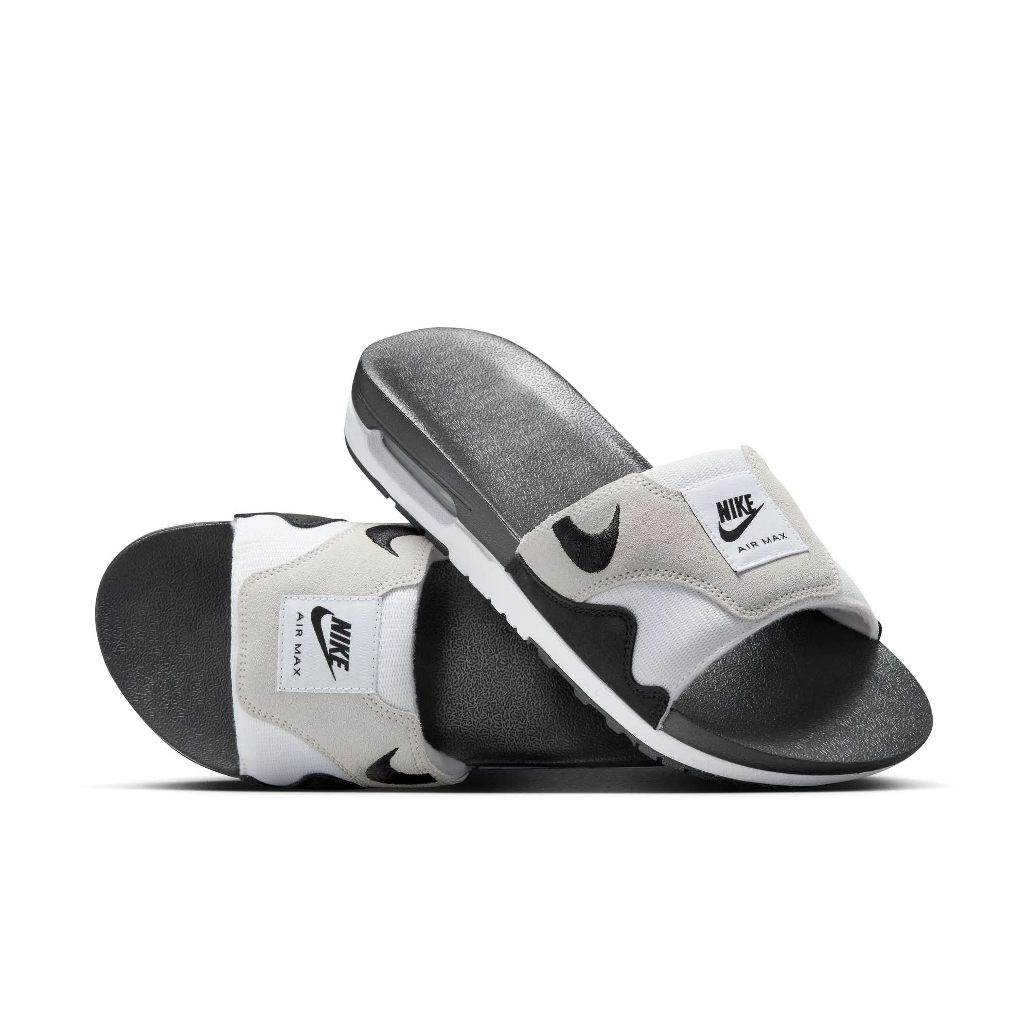 Nike - Men - Air Max 1 Slide - White/Black/Netural Grey