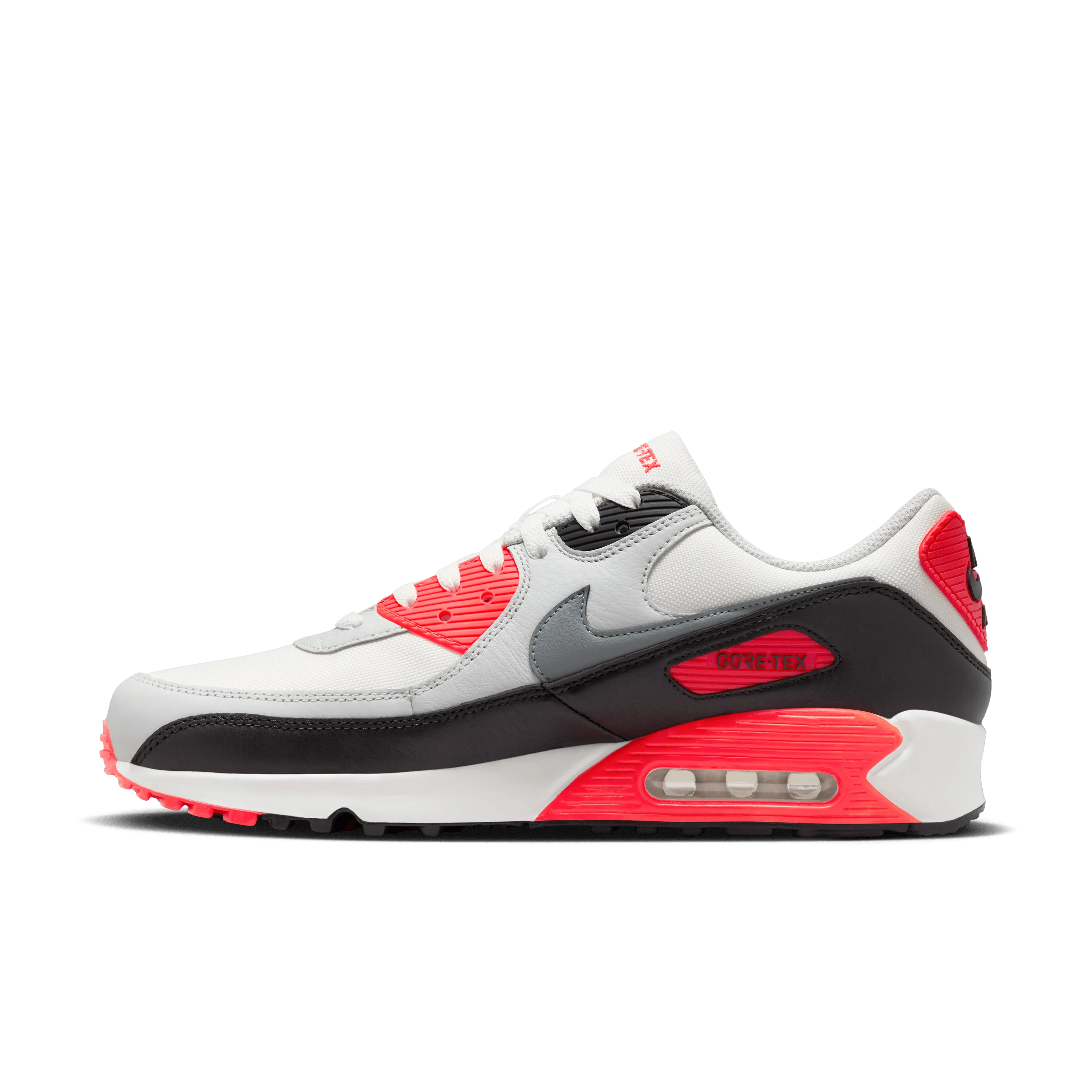 Nike - Men - Air Max 90 GTX - White/Cool Grey/Crimson