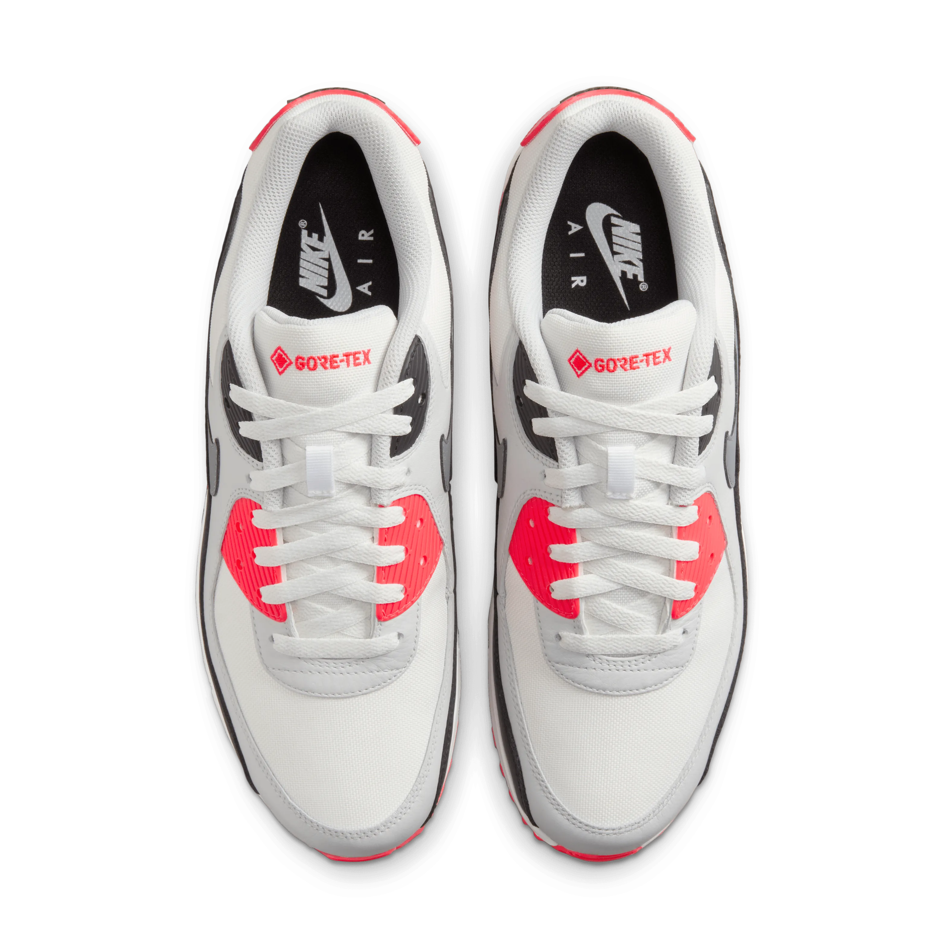 Nike - Men - Air Max 90 GTX - White/Cool Grey/Crimson