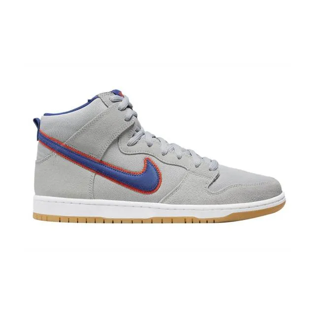 Nike sb dunk high (new york mets/ cloud grey/ rush blue/ team orange/ white) men us 8-13 dh7155-001