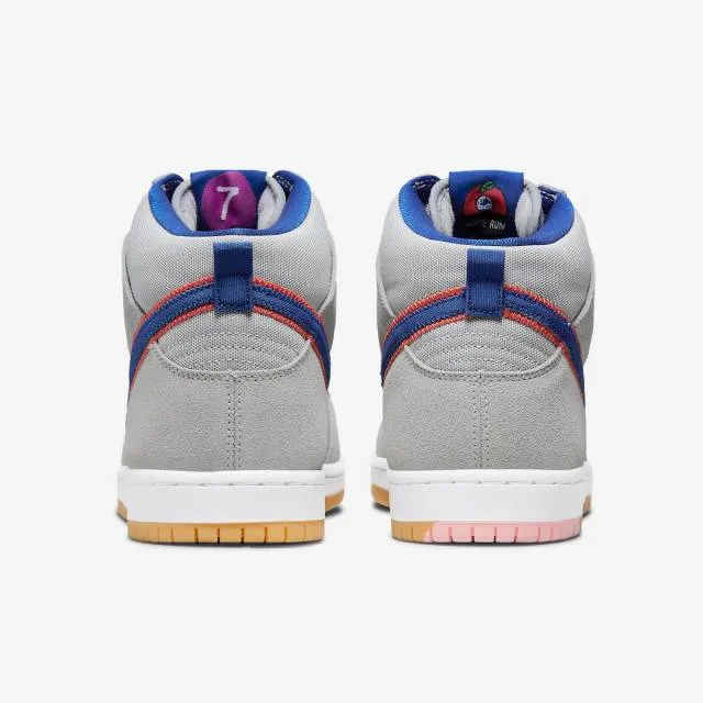 Nike sb dunk high (new york mets/ cloud grey/ rush blue/ team orange/ white) men us 8-13 dh7155-001