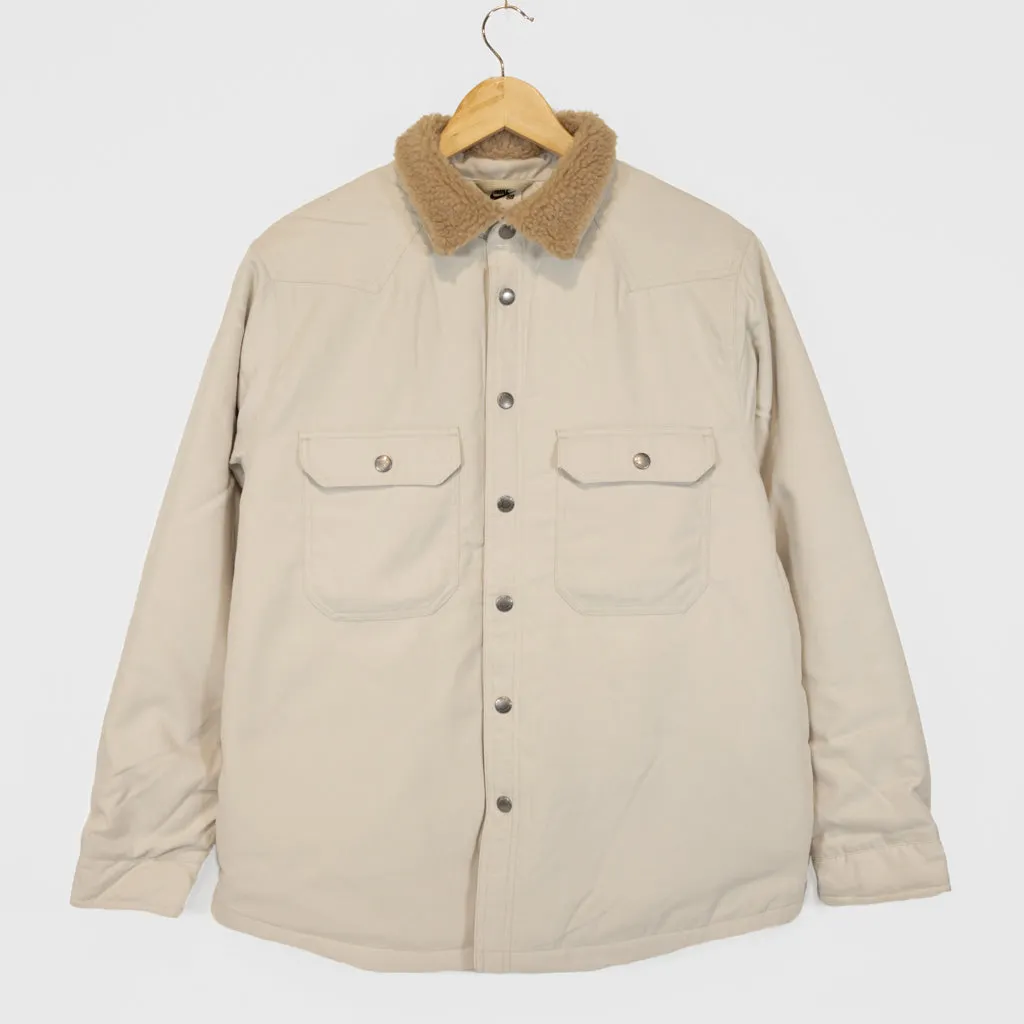 Nike SB - Padded Flannel Skate Jacket - Light Bone / Khaki