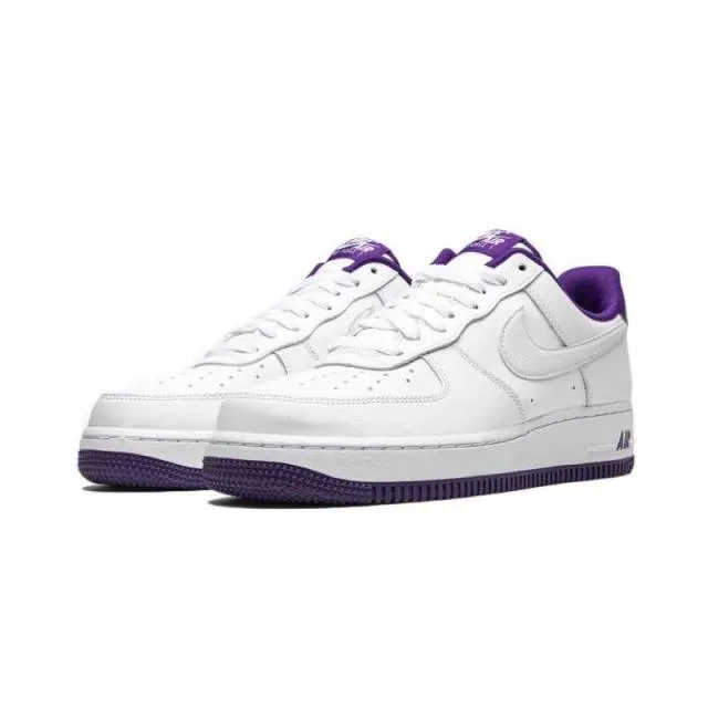 Nike unisex air force 1 '07 2, white/voltage purple, m8.5/w1