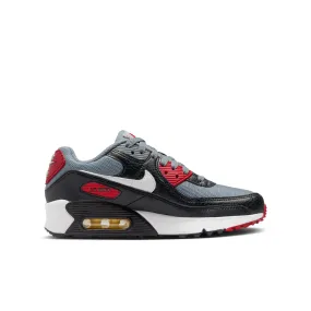 Nike - Unisex - GS Air Max 90  - Black/Cool Grey/Gym Red