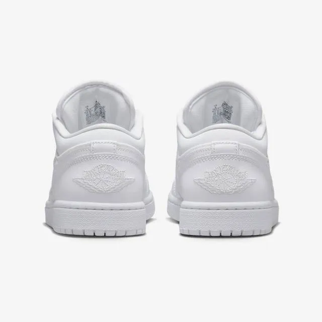 Nike women's air jordan 1 low (triple white quilted/ white/ white/ white) sizes 6-10 db6480-100