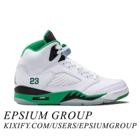 Nike women's air jordan 5 retro (lucky green/ white/ lucky green/ black/ ice blue) sizes 5-12 dd9336-103