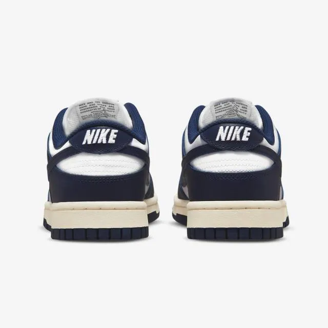 Nike Women's Dunk Low (Vintage Navy/ White/Midnight Navy...