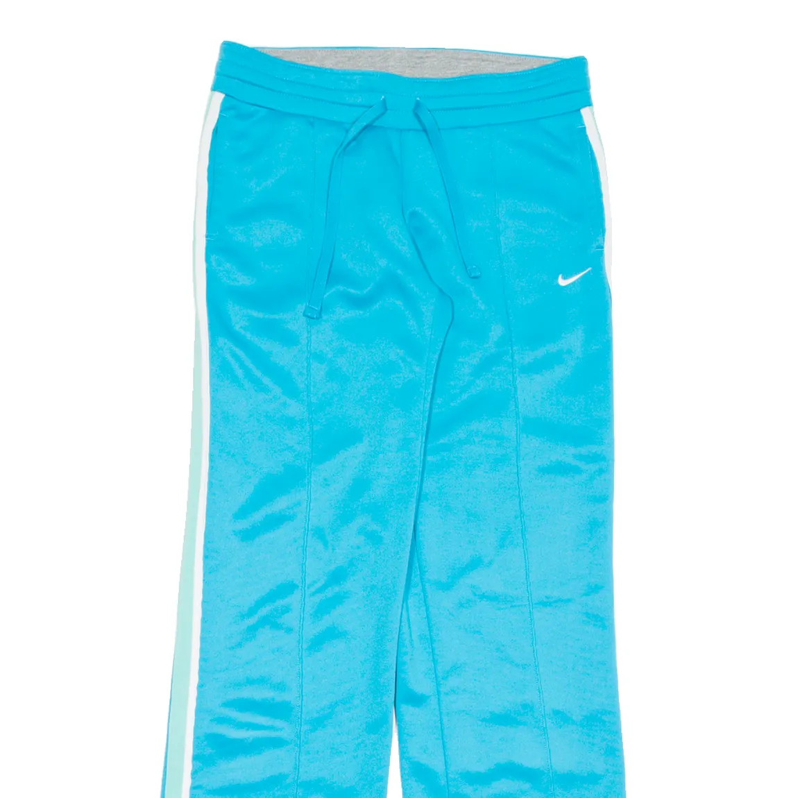 NIKE Womens Track Pants Blue Wide-Leg XS W28 L31