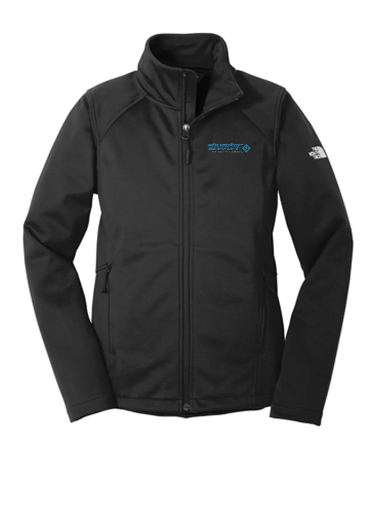 North Face Ladies Ridgewall Soft Shell Jacket, Black [Shumaker & Sieffert]