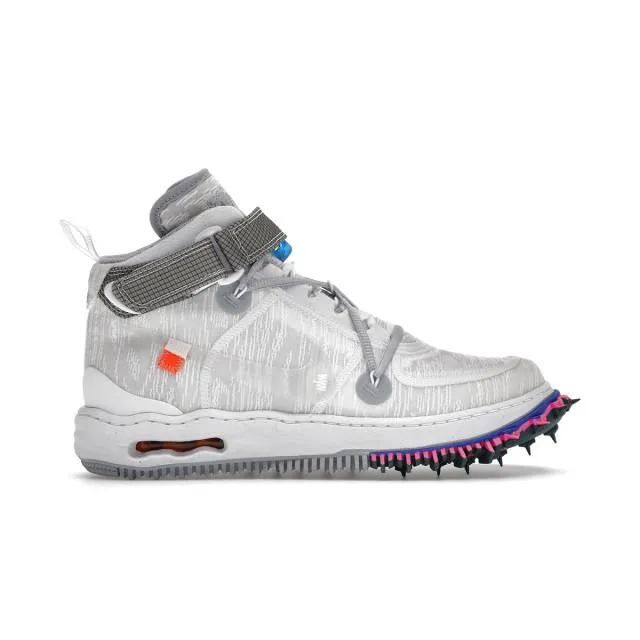 Off-white x nike air force 1 mid (white/ clear white/ grey/ purple pink black) men us 8-13 do6290-10