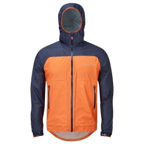 OMM  Halo+ Mens Waterproof Running Jacket Navy/Orange