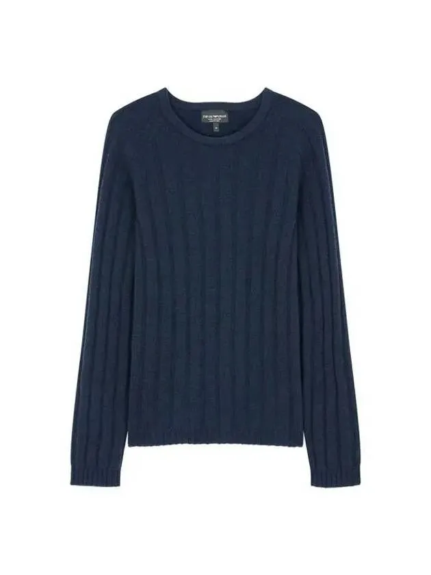 Overseas Station Season Big Chance 8 18 Women s Cashmere Chunky Ribbed Pullover Navy 270137