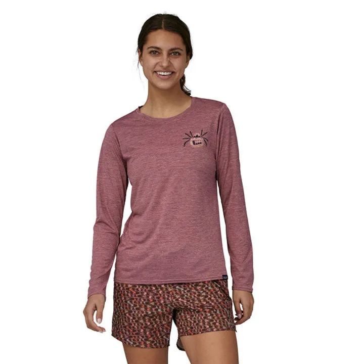 Patagonia Long-Sleeved Capilene Cool Daily Graphic Shirt - Lands Womens