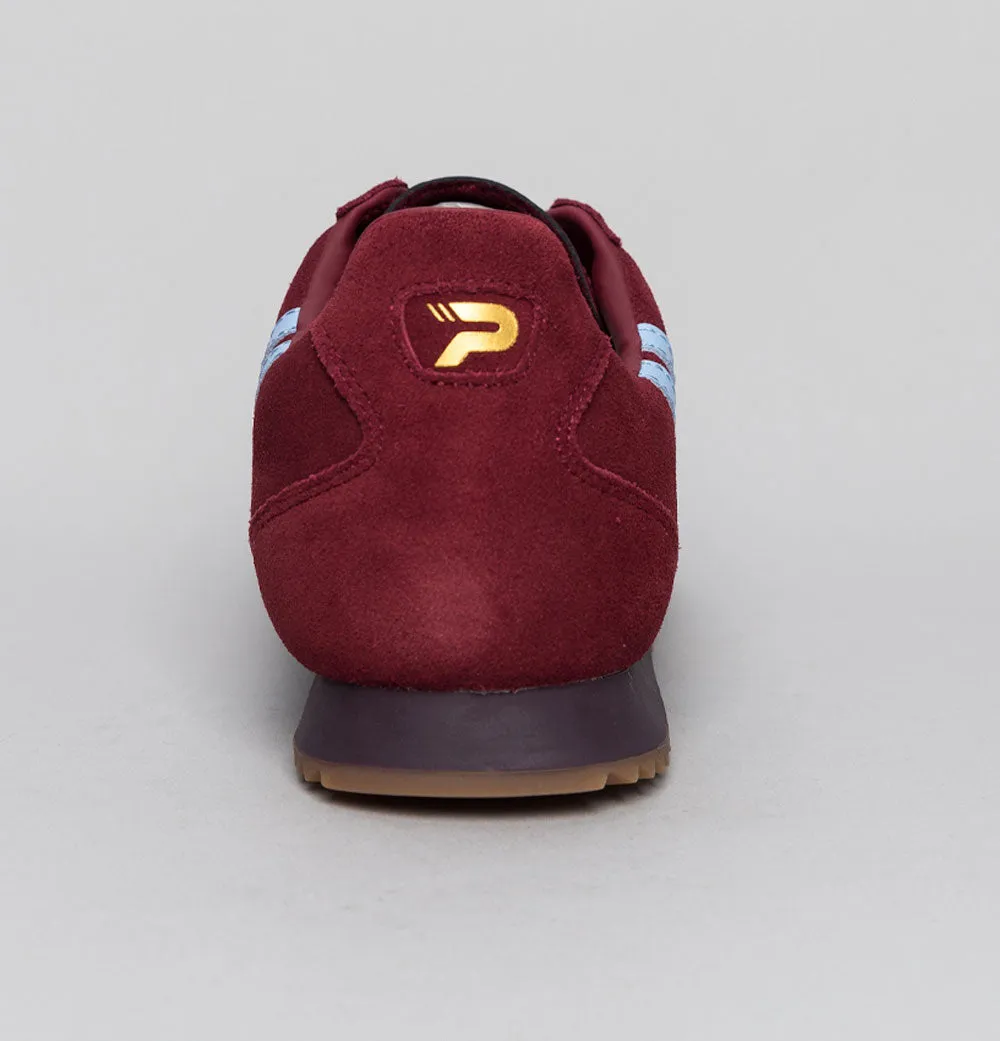 Patrick Rio Trainers Burgundy/Sky Blue