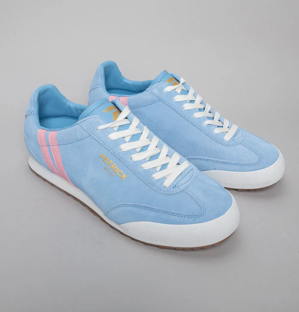 Patrick Rio Trainers Sky Blue/Pink