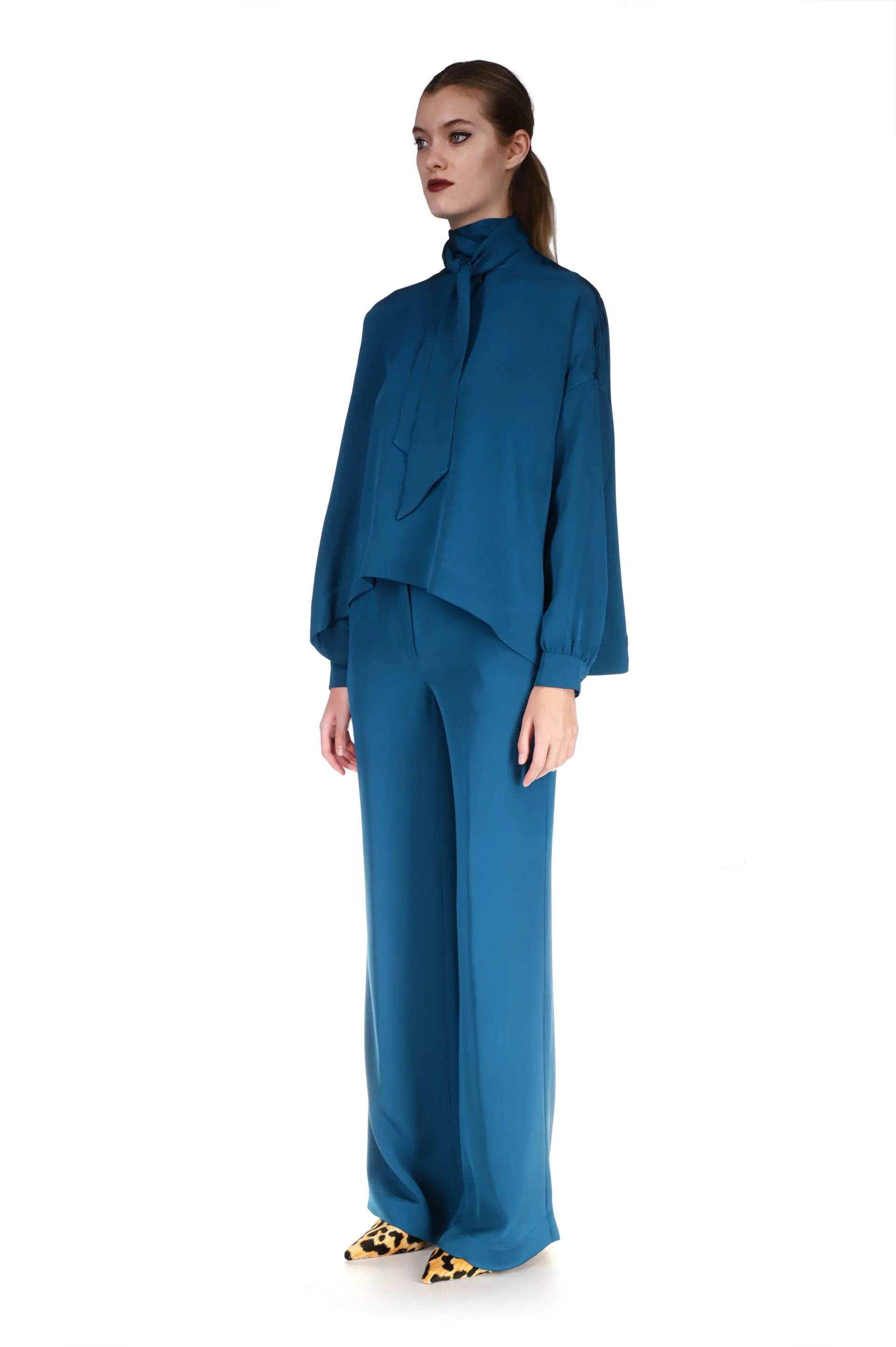 'PEACOCK' WIDE LEG PANTS