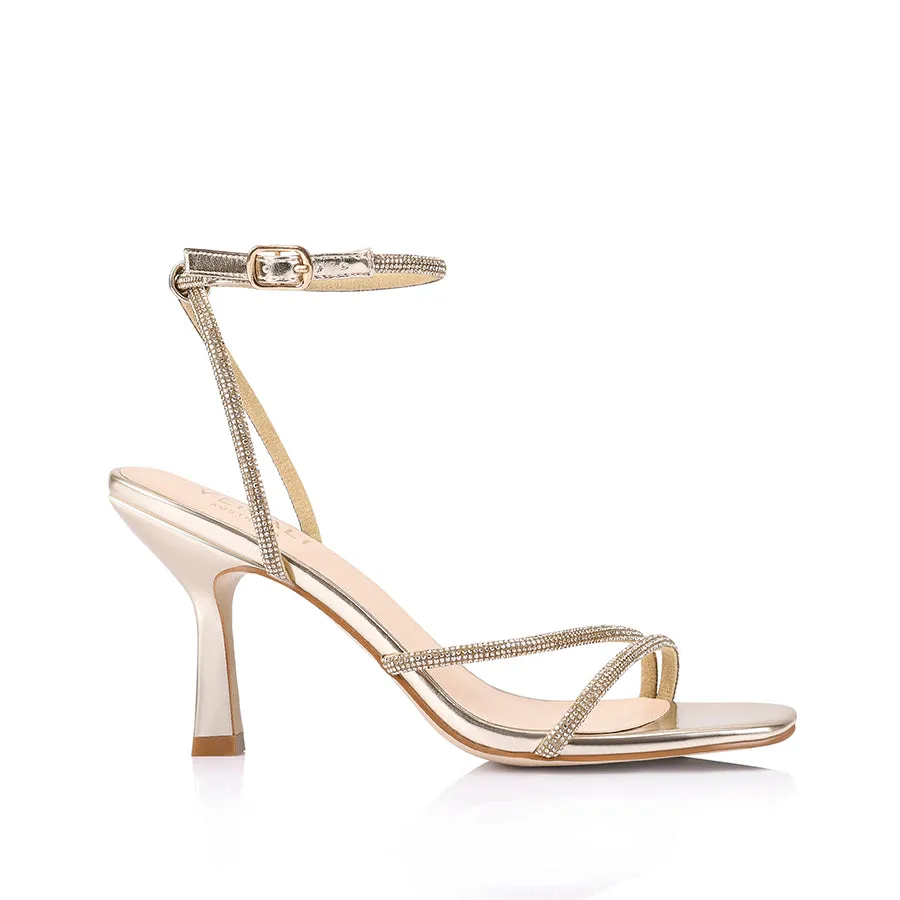 Pepper Strappy Sandals - Champagne