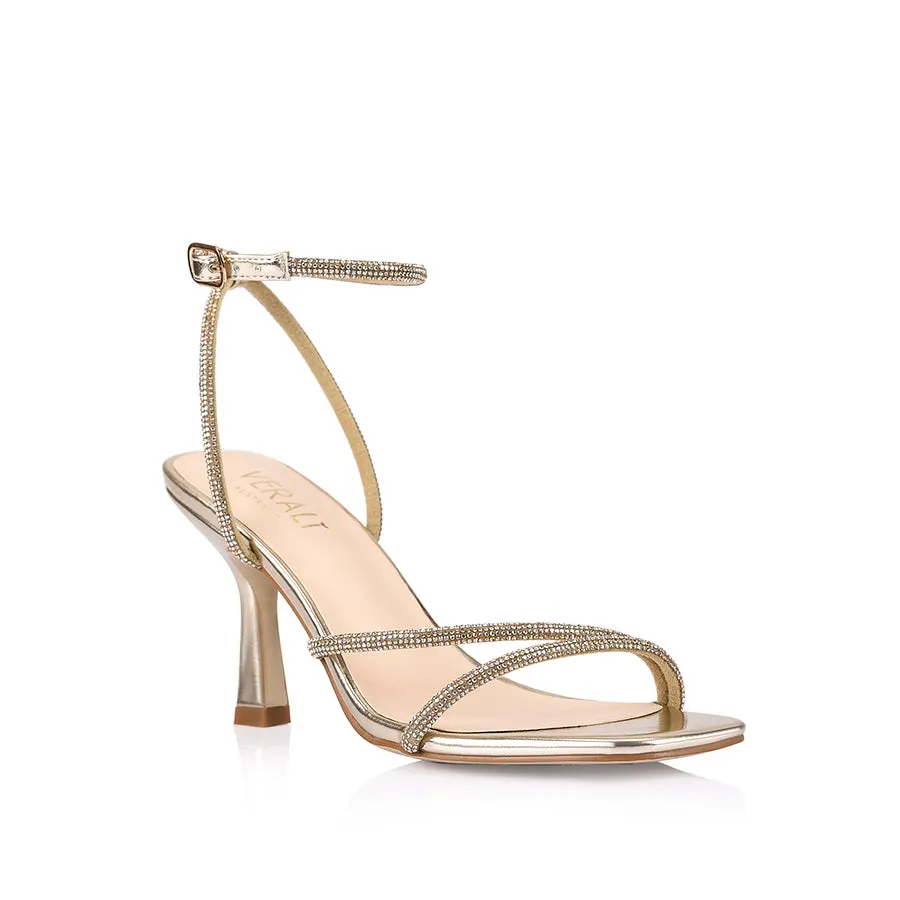 Pepper Strappy Sandals - Champagne