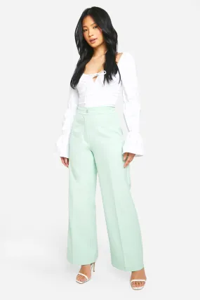 Petite Tailored Straight Leg Pants