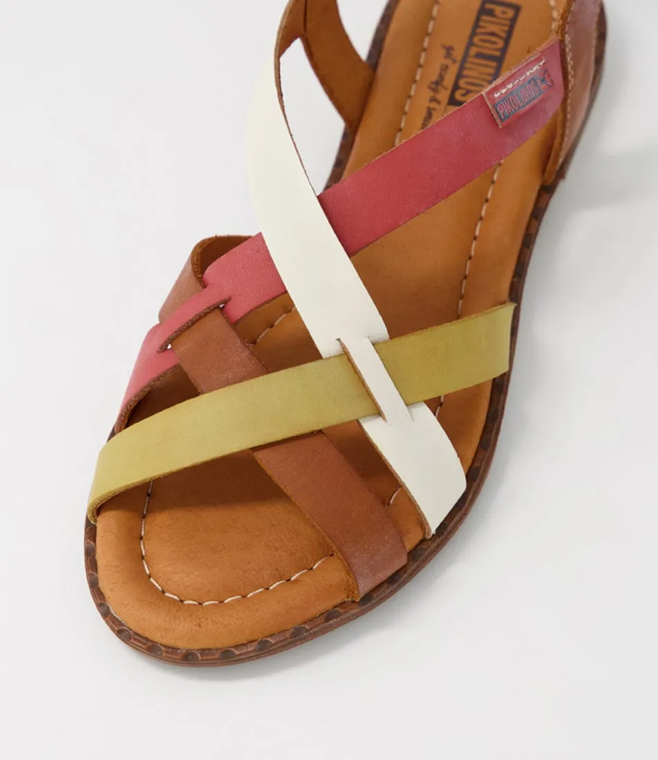 PIKOLINOS Algar Wox Brandy Leather Sandals