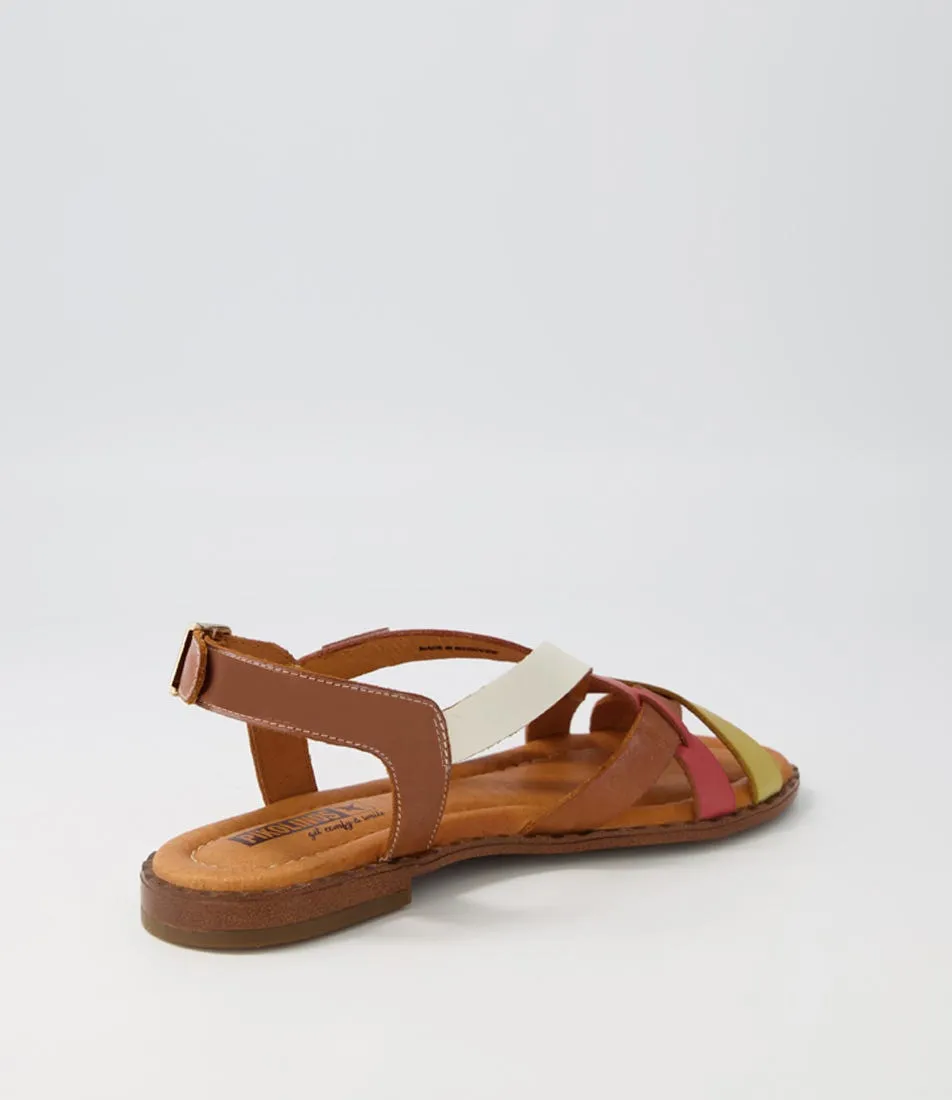 PIKOLINOS Algar Wox Brandy Leather Sandals