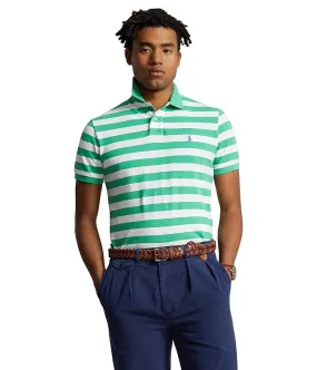 Polo Ralph Lauren Classic Fit Striped Mesh Polo Shirt Men's