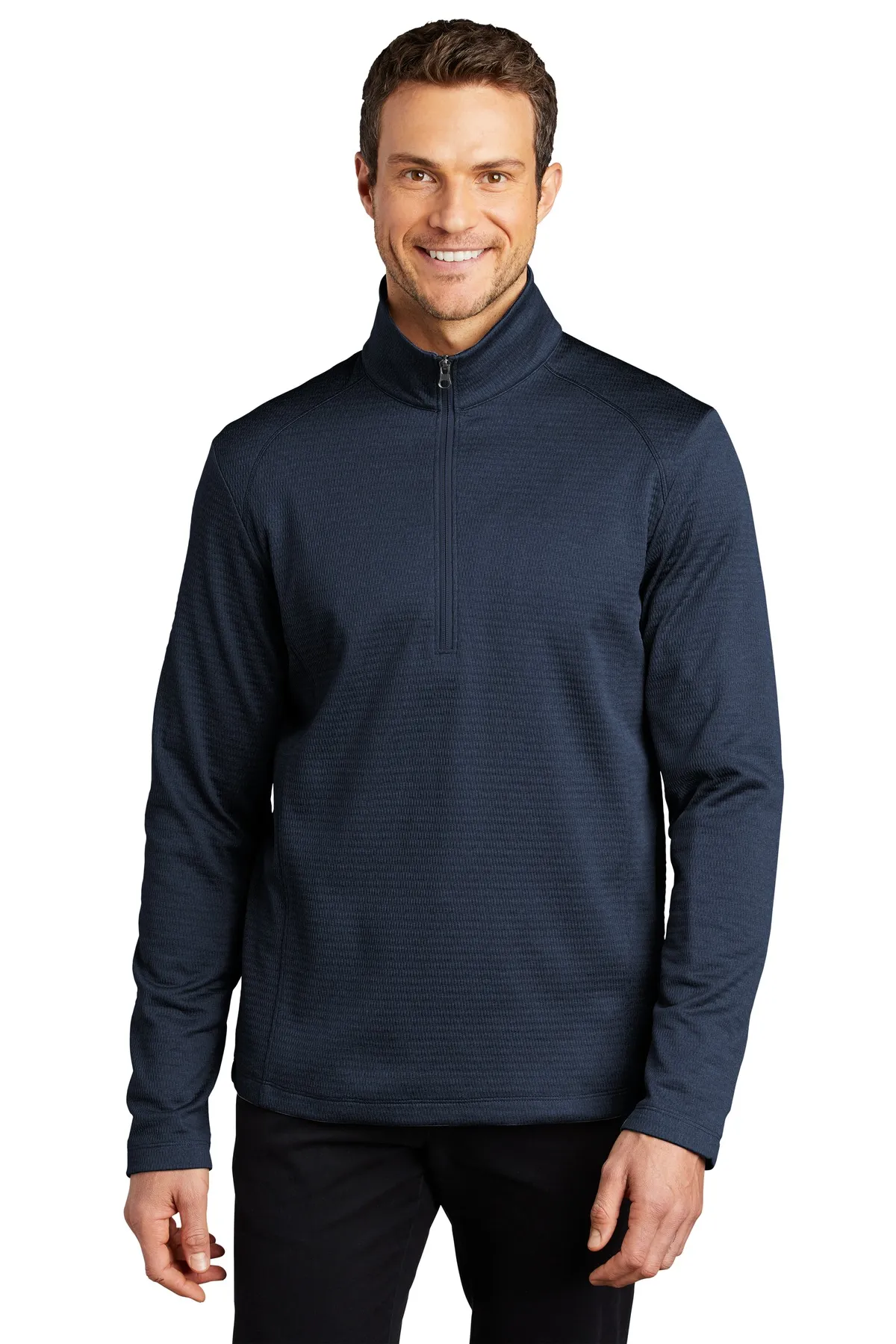 Port Authority Clothing F248 Port Authority    Diamond Heather Fleece 1/4-Zip Pullover SKU: F248