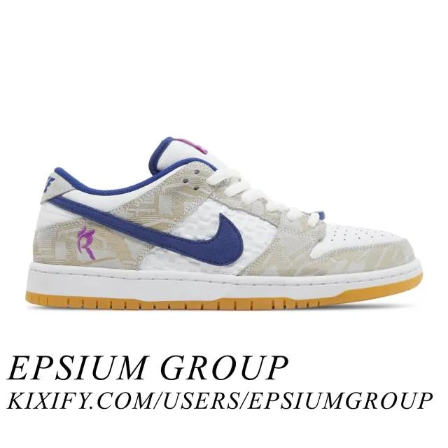 Rayssa leal x nike dunk low sb (deep royal vivid purple/ pure platinum/ deep royal blue/ vivid purple/ white/ gum yellow) men us