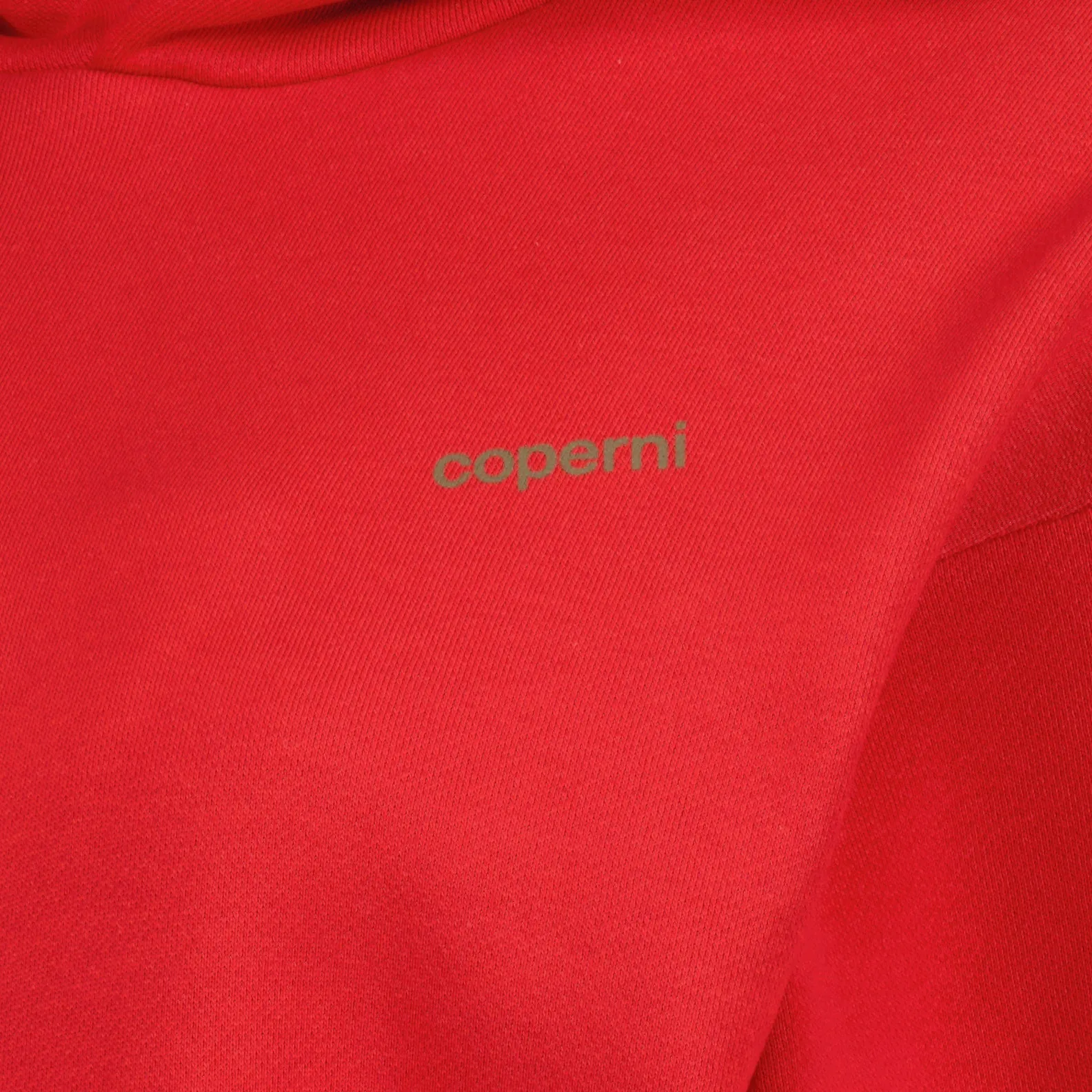 Red Hoodie with C Logo