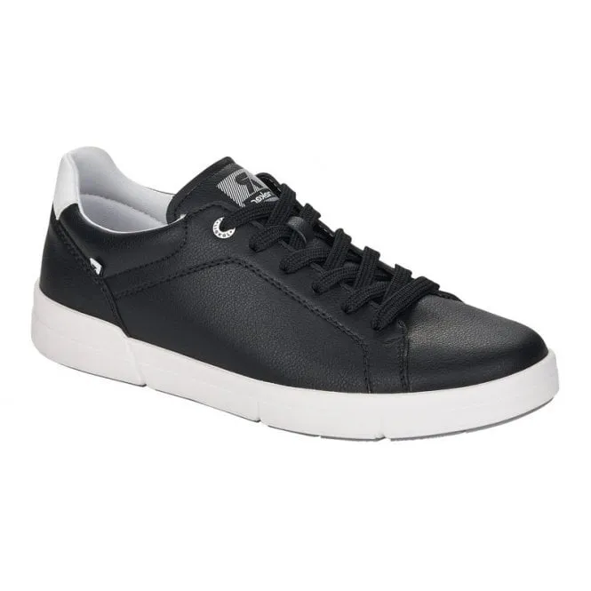 Rieker  Mens 07102-00 Black Lace-Up Trainers