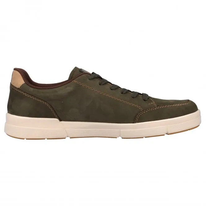 Rieker  Mens 07108-54 Bendigo Green Combi Lace-Up Trainers