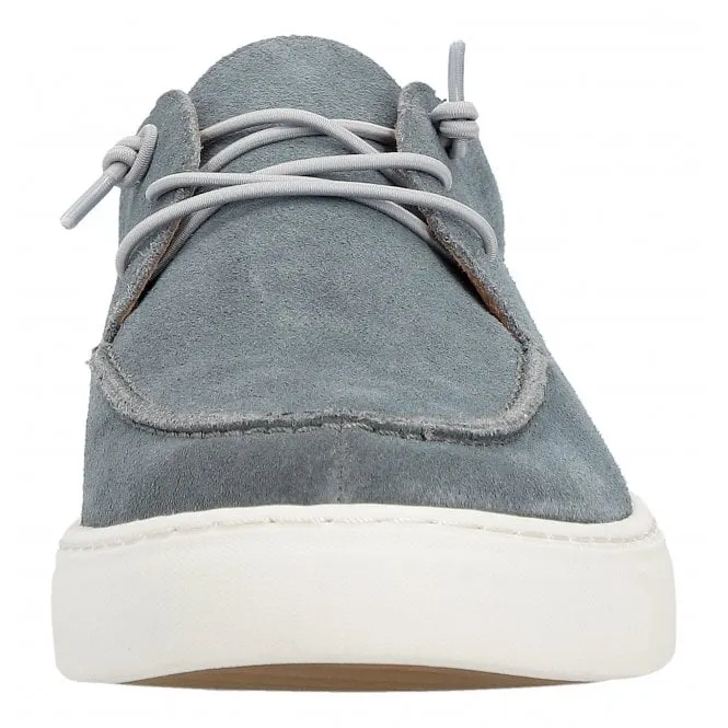 Rieker  Mens U0702-14 Denim Suede Lace-Up Trainers