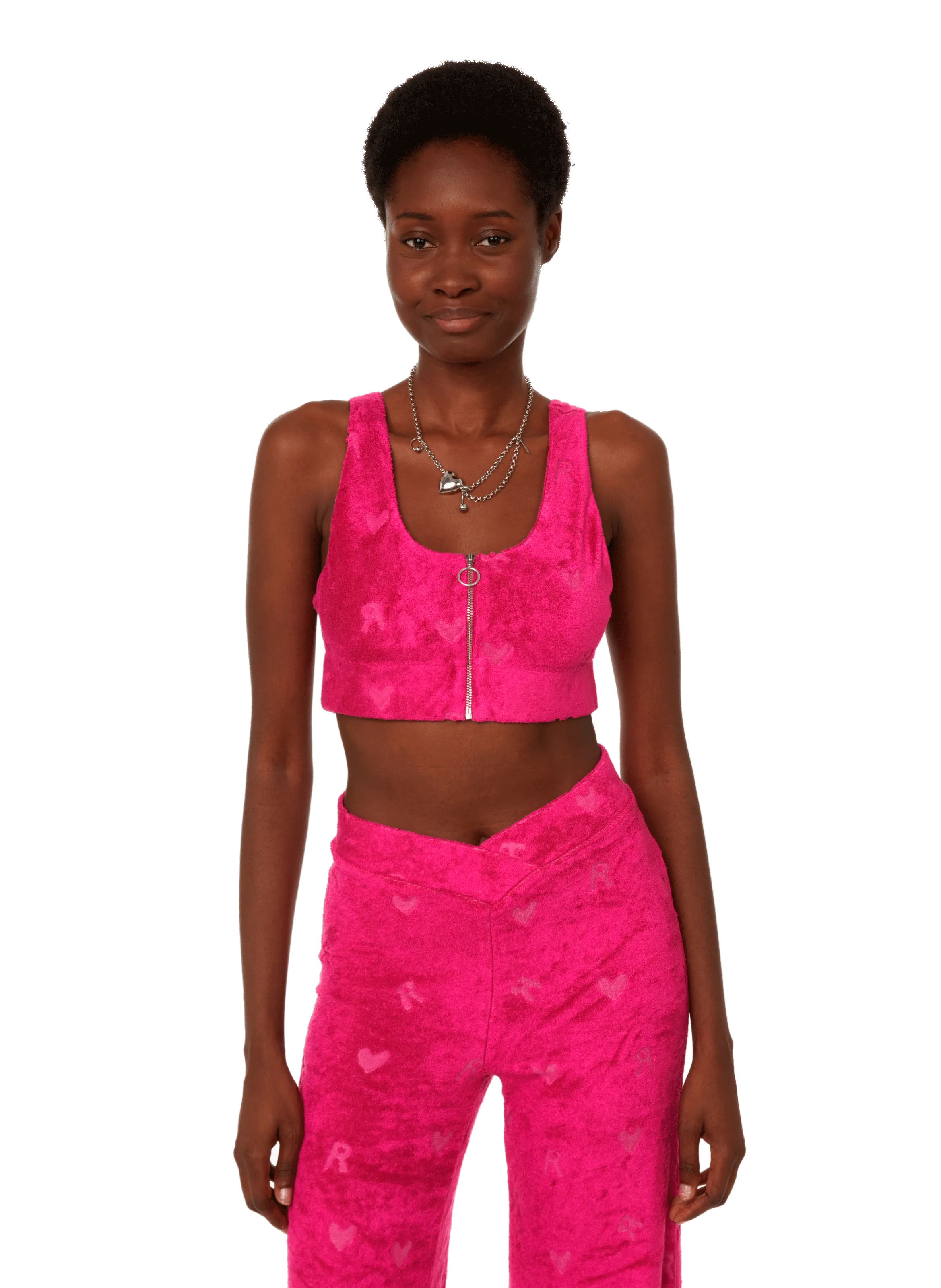 ROTATE  Sleeveless cotton top - Pink