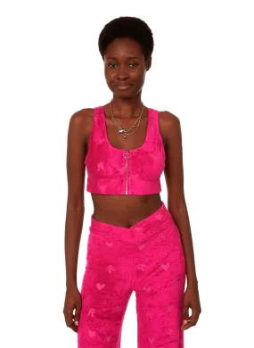 ROTATE  Sleeveless cotton top - Pink