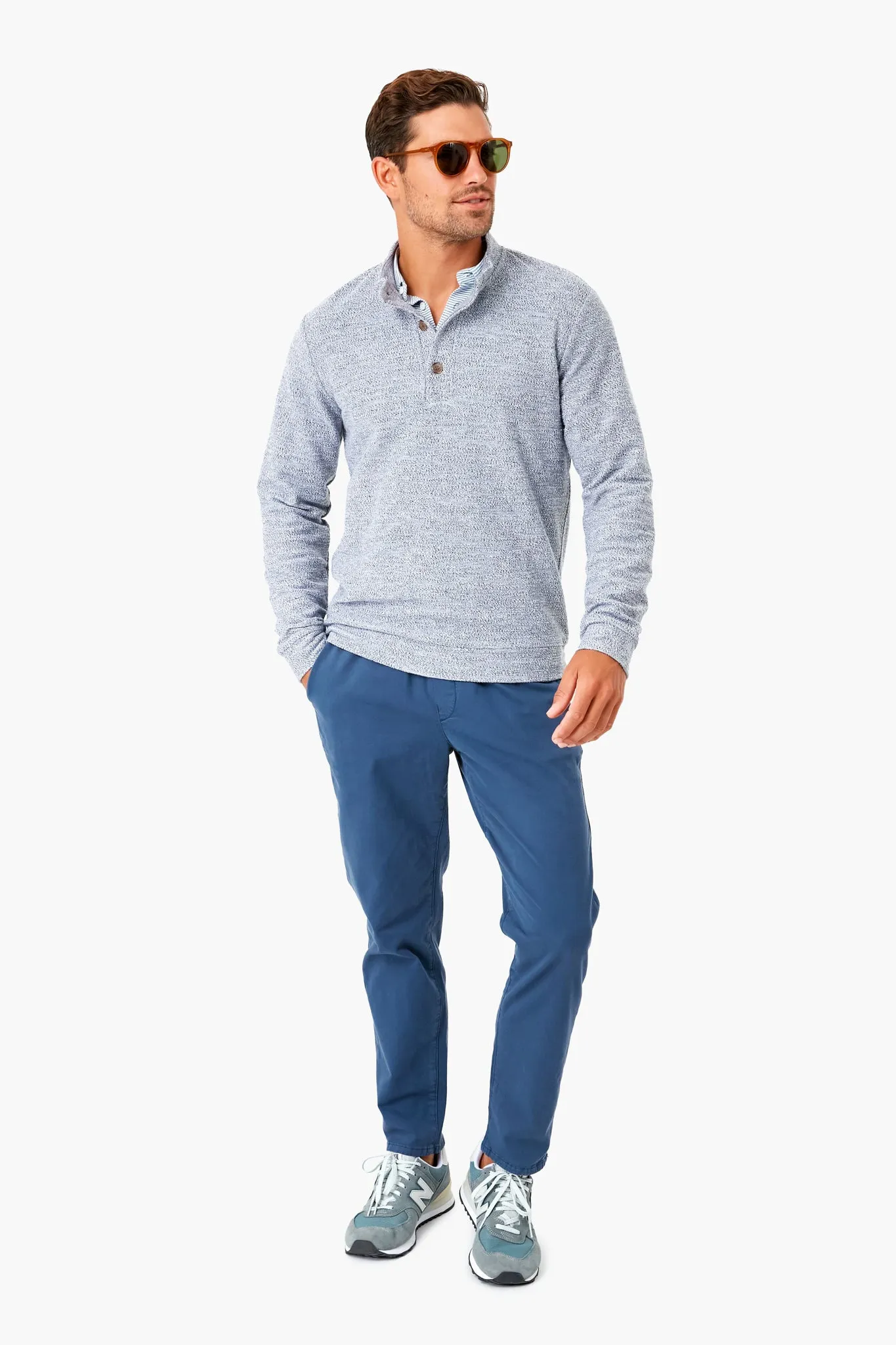 Salt and Pepper Clayton Textured Pullover