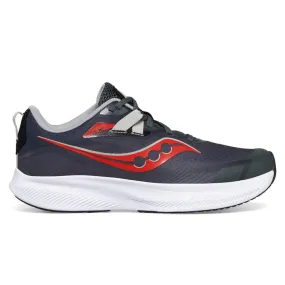 Saucony Ride 15 Junior | Grey/black/red